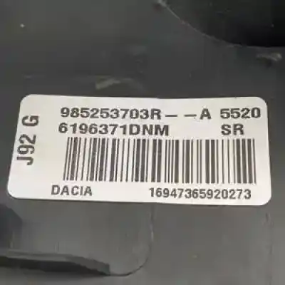 Автозапчастина б/у передня права подушка безопасности для dacia lodgy k9k872 посилання на oem iam 985253703r 6196371dnm 