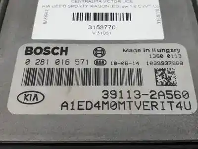 Автозапчасти б/у блок управления двигателем за kia cee´d (ed) d4fb ссылки oem iam 0281016571 391132a560 
