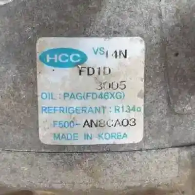 Pezzo di ricambio per auto di seconda mano compressore aria condizionata per kia cee´d (ed) d4fb riferimenti oem iam f500an8ca03  