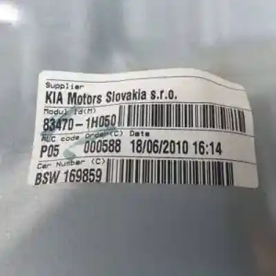 Автозапчастина б/у регулятор склона задній лівий для kia cee´d (ed) d4fb посилання на oem iam 834701h050  