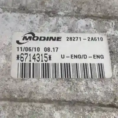 Автозапчасти б/у интеркулер за kia cee´d (ed) d4fb ссылки oem iam 282712a610  