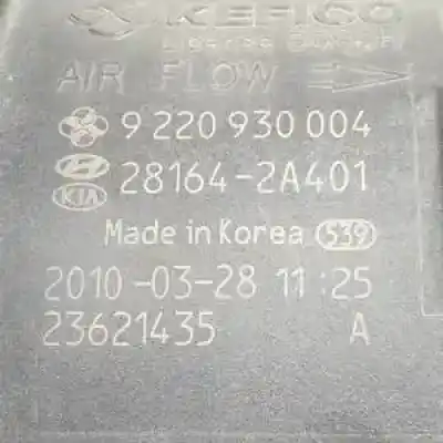 Pezzo di ricambio per auto di seconda mano misuratore di flusso per kia cee´d (ed) d4fb riferimenti oem iam 281642a401 9220930004 