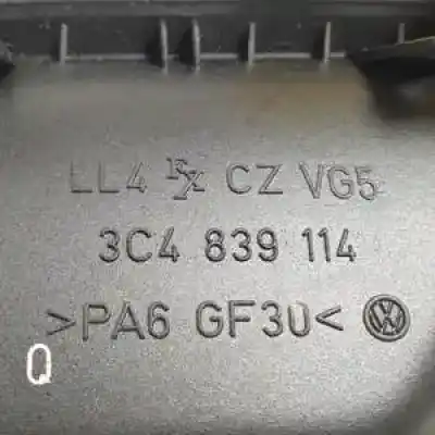 Автозапчасти б/у внутренняя задняя правая ручка за volkswagen passat variant (3c5) bmr ссылки oem iam 3c4839114  