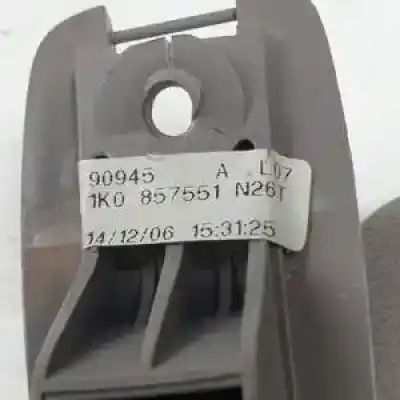 Peça sobressalente para automóvel em segunda mão pára-sol esquerdo por volkswagen passat variant (3c5) bmr referências oem iam 1k0857551n26t  