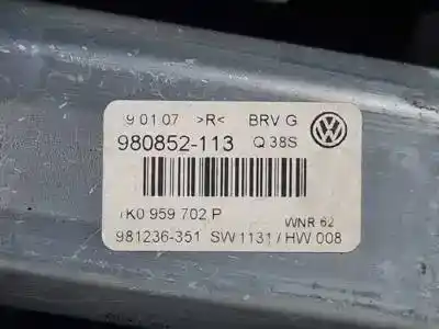 Автозапчасти б/у регулятор стекла переднего правого за volkswagen passat variant (3c5) bmr ссылки oem iam 1k0959702p  