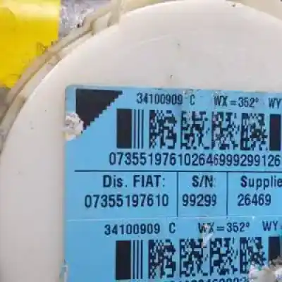 Автозапчастина б/у передній лівий ремін безпеки для ford ka (ccu) fp4.169a4000 посилання на oem iam 07355197610 34100909c 