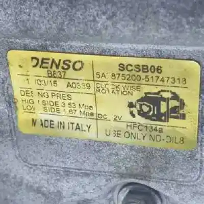 Автозапчастина б/у компресор кондиционера для ford ka (ccu) fp4.169a4000 посилання на oem iam 51747318 scsb06 b837 