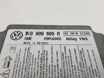 Second-hand car spare part airbag control unit for volkswagen jetta (1k2) bkc oem iam references 5wk43412  