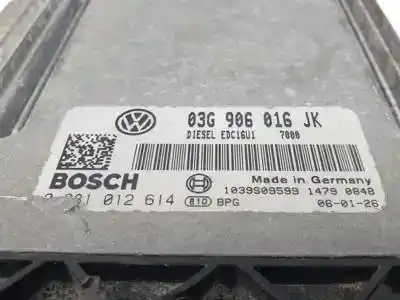 Second-hand car spare part ecu engine control for volkswagen jetta (1k2) bkc oem iam references 0281012614 03g906016jk 