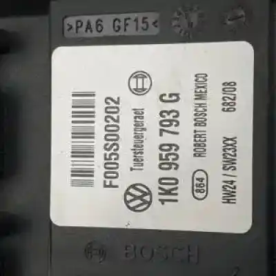 Second-hand car spare part driver left window regulator for volkswagen jetta (1k2) bkc oem iam references 1k5837401p  