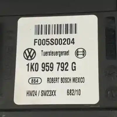 Second-hand car spare part passenger side right window regulator for volkswagen jetta (1k2) bkc oem iam references 1k5837402p  