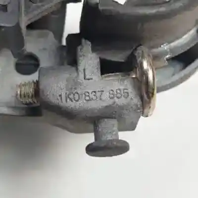 Автозапчастина б/у ліва передня зовнішня ручка для volkswagen jetta (1k2) bkc посилання на oem iam 1k0837885  