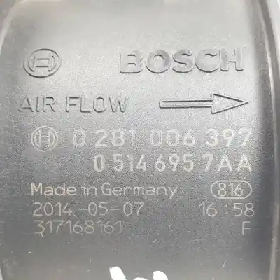 Автозапчасти б/у расходомер воздуха за jeep cherokee (kl) ebt.yrh ссылки oem iam 05146957aa 0281006397 