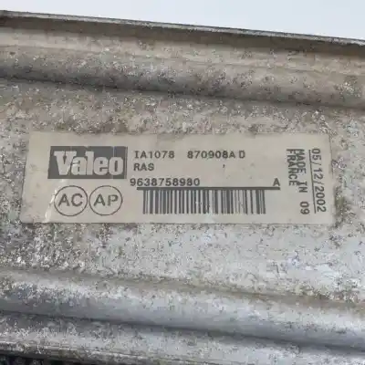 Peça sobressalente para automóvel em segunda mão intercooler por citroen c3 8hy.8hydv4ted4 referências oem iam 9638758980 ia1078 870908ad 