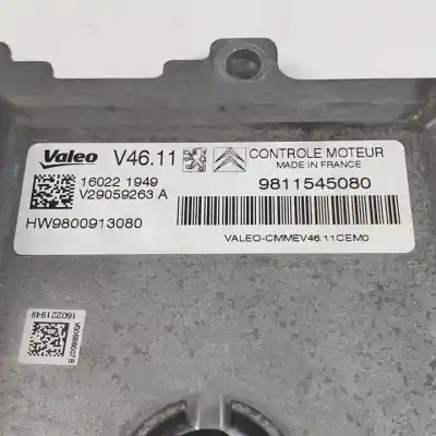 Second-hand car spare part ecu engine control for peugeot 208 hm01.hmz oem iam references v29059263a 9811545080 hw9800913080 