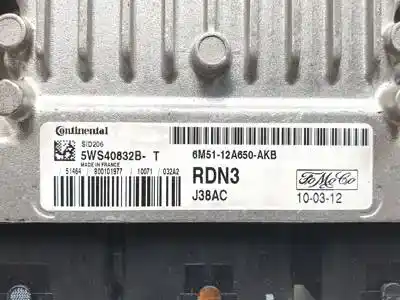Автозапчасти б/у блок управления двигателем за ford focus lim. (cb4) focus lim. (cb4) (2007 - 2011) ссылки oem iam 6m5112a650akb 5ws40832b 