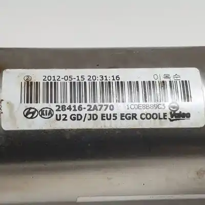 Автозапчастина б/у кулер egr для hyundai i30cw (gd) d4fb посилання на oem iam 284162a770  