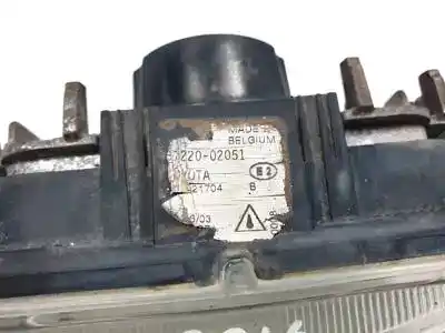 Peça sobressalente para automóvel em segunda mão farol / projetor de nevoeiro esquerdo por toyota corolla (e12) 3zzfe referências oem iam 8122002051  