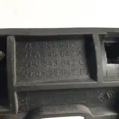 Автозапчасти б/у внутренняя задняя правая ручка за volkswagen caddy ocio (sa) (03.2015) dfsd ссылки oem iam 7e0843642c  