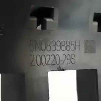 Автозапчастина б/у зовнішня ручка передня прав для volkswagen caddy ocio (sa) (03.2015) dfsd посилання на oem iam 5n0839885h  