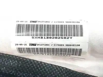 Автозапчастина б/у передня права подушка безпеки для citroen c4 grand picasso ii hn02eb2dts.hn02 посилання на oem iam 9800483180 34127185c 