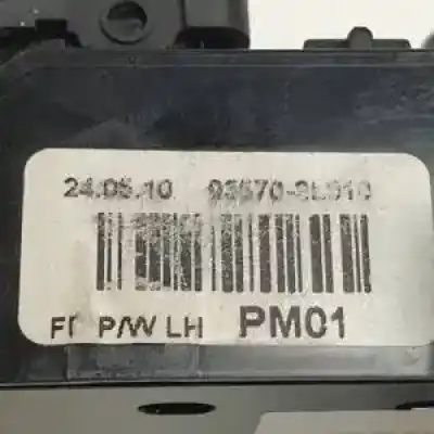 Peça sobressalente para automóvel em segunda mão botão / interruptor elevador vidro dianteiro esquerdo por hyundai i30 (fd) d4fb referências oem iam 935702l010  