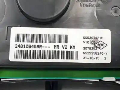 Peça sobressalente para automóvel em segunda mão quadrante por dacia duster k9k666 referências oem iam 248106459r  
