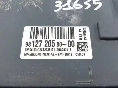 Second-hand car spare part gps navigation system for citroen c4 grand picasso ii hn02eb2dts.hn02 oem iam references 9812720580  