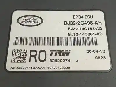 Автозапчастина б/у електронний модуль для land rover range rover evoque 224dt посилання на oem iam bj322c496ah 32620274a 