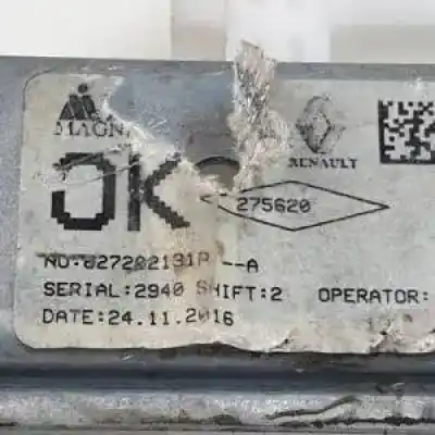 Peça sobressalente para automóvel em segunda mão elevador de vidros traseiro direito por dacia sandero b4d.b4bd4 referências oem iam 827202131p  