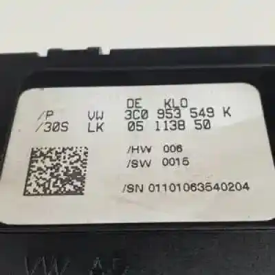 Автозапчастина б/у електронний модуль для volkswagen passat variant (3c5) bmr посилання на oem iam 3c0953549k 05113850 