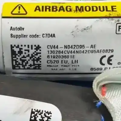 Автозапчастина б/у передня ліва подушка безпеки для ford kuga (cbs) dw10c.txda.txma посилання на oem iam cv44n042d95ae 619203601e 