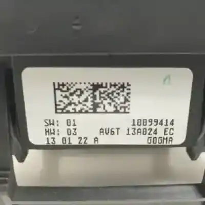 Автозапчастина б/у управління світлом для ford kuga (cbs) dw10c.txda.txma посилання на oem iam av6t13a024ec  