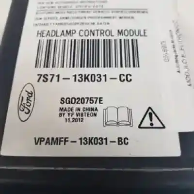 Peça sobressalente para automóvel em segunda mão módulo eletrônico por ford kuga (cbs) dw10c.txda.txma referências oem iam 7s7113k031cc sgd20757e vpamff13k031bc 