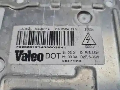 Peça sobressalente para automóvel em segunda mão módulo eletrônico por citroen c4 coupe nfutu5jp4.nfu referências oem iam 89035114  