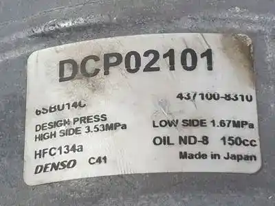 Second-hand car spare part air conditioning compressor for audi a4 berlina (b8) cjca oem iam references 4371008310  8k0260805n