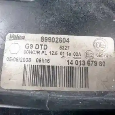 Pezzo di ricambio per auto di seconda mano faro anteriore destro per citroen jumpy rhkdw10uted4.rhk riferimenti oem iam 1401367980 halógeno 89902604 
