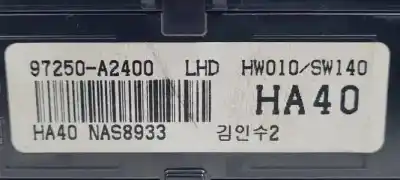 Peça sobressalente para automóvel em segunda mão comando de sofagem (chauffage / ar condicionado) por kia cee´d (jd) g3lc referências oem iam 97250a2400  