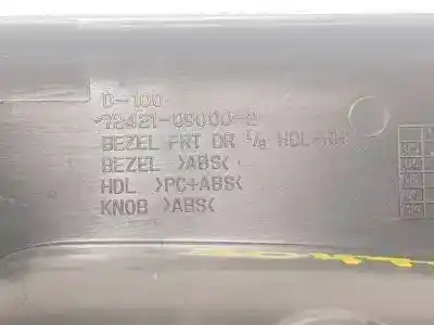 Peça sobressalente para automóvel em segunda mão puxador interior dianteiro direito por ssangyong kyron d/d20dt referências oem iam 72421090002  