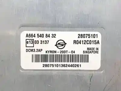 Second-hand car spare part ecu engine control for ssangyong kyron d/d20dt oem iam references a6645408432 280765101 r0412c015a 