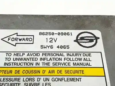 Pezzo di ricambio per auto di seconda mano centralina airbag per ssangyong kyron d/d20dt riferimenti oem iam 8625009061  