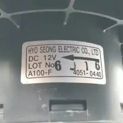 Автозапчасти б/у нагревательный вентилятор за ssangyong kyron d/d20dt ссылки oem iam 40510440  
