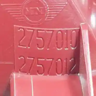 Second-hand car spare part right tailgate light for mini mini (r56) n12b14a.n12b14o0.11000444882 oem iam references 2757010 halogeno 0337200 