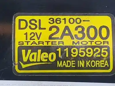 Second-hand car spare part starter motor for hyundai i30 (fd) d4fb oem iam references 361002a300 1195925 