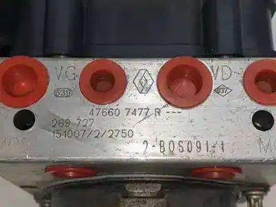 Peça sobressalente para automóvel em segunda mão abs por dacia duster k9k666 referências oem iam 476607477r 0265956403 2265106516 