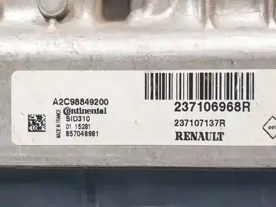 Second-hand car spare part ecu engine control for dacia duster k9k666 oem iam references 237106968r a2c98849200 
