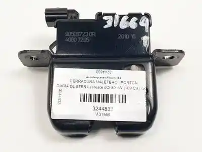 Pezzo di ricambio per auto di seconda mano baule / serratura del cancello per dacia duster k9k666 riferimenti oem iam 905037230r
