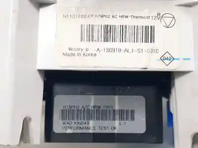 Second-hand car spare part heating / air conditioning control panel for dacia duster k9k666 oem iam references n110122g a150918al1s10310 