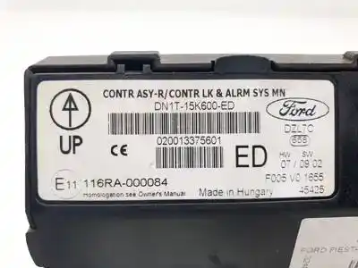 Second-hand car spare part electronic module for ford fiesta (ccn) confort oem iam references dn1t15k600ed  