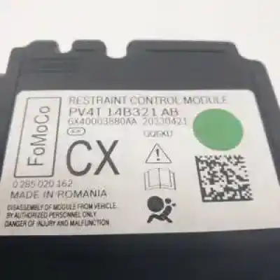 Second-hand car spare part airbag control unit for ford puma b7jb oem iam references 0285020162 pv4t14b321ab 